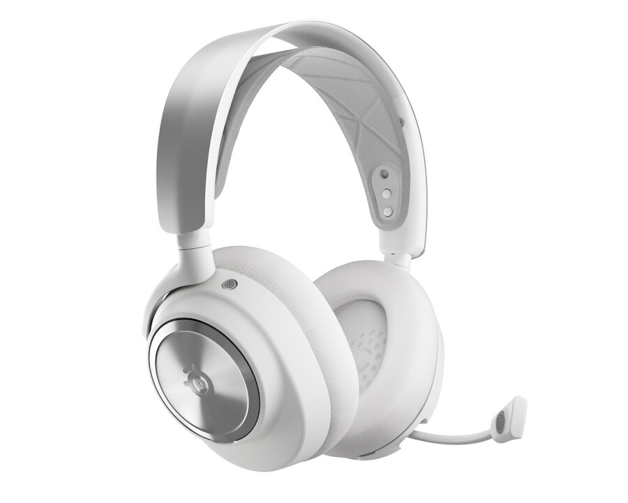 arctis nova pro wireless für pc playstation – weiß